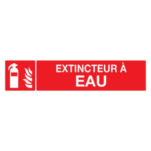 EXTINCTEUR A EAU 330x120mm