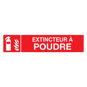 EXTINCTEUR A POUDRE 330x75mm
