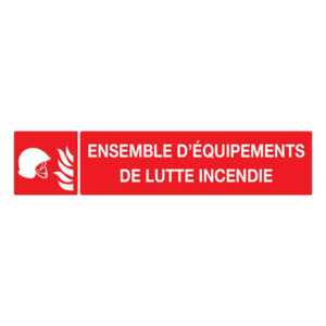 EQUIPEMENTS DE LUTTE CONTRE L'INCENDIE 330X75mm