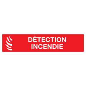 DETECTION INCENDIE 330x75mm