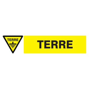 DANGER TERRE 330x75mm