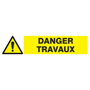 DANGER TRAVAUX 330x75mm