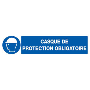 CASQUE DE PROTECTION OBLIGATOIRE 330x75mm