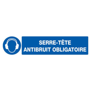 SERRE-TETE ANTIBRUIT OBLIGATOIRE 330X75mm