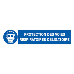 PROTECTION DES VOIES RESPIRATOIRES OBLIGAT. 330X75mm