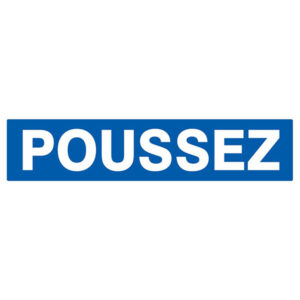 POUSSEZ 330x75mm