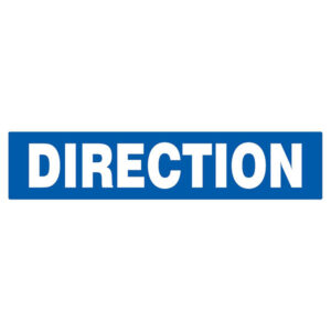 DIRECTION 330x75mm
