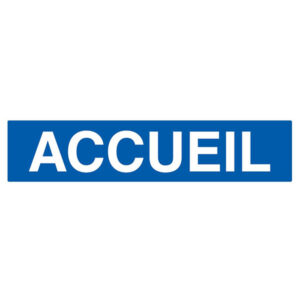 ACCUEIL 330x75mm