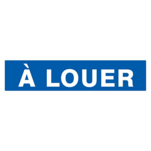 A LOUER 330x75mm