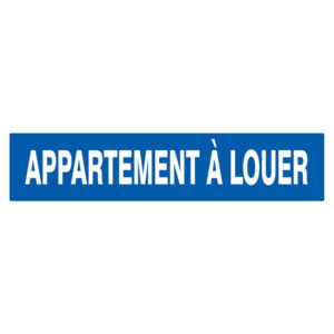 APPARTEMENT A LOUER 330x75mm
