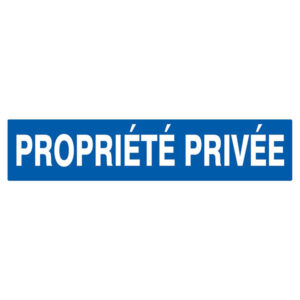 PROPRIETE PRIVEE 330x75mm