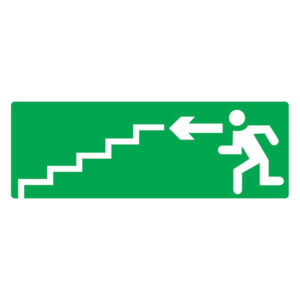 ESCALIER DESCENDANT A GAUCHE 330x120mm