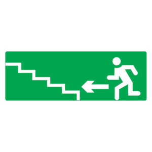 ESCALIER MONTANT A GAUCHE 330x120mm