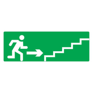 ESCALIER MONTANT A DROITE 330x120mm