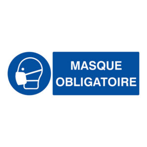 MASQUE OBLIGATOIRE 330x120mm