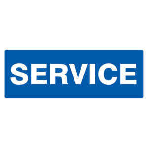 SERVICE 330x120mm