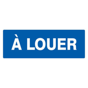 A LOUER 330x120mm