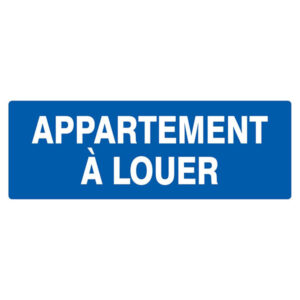 APPARTEMENT A LOUER 330x120mm