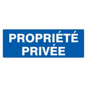 PROPRIETE PRIVEE 330x120mm