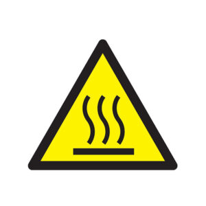 DANGER HAUTE TEMPERATURE 100x100x100mm