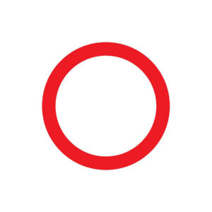 INTERDIT A TOUT VEHICULE D.180mm