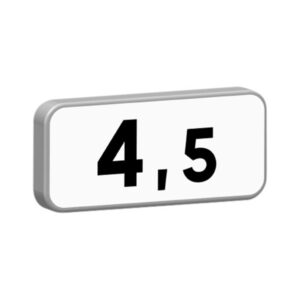 Panonceau M-500X200-Classe 1-Picto ou Texte à spécifier