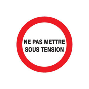 NE PAS METTRE SOUS TENSION D.180mm