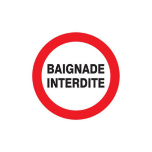 CUEILLETTE DES CHAMPIGNONS INTERDITE D.180mm