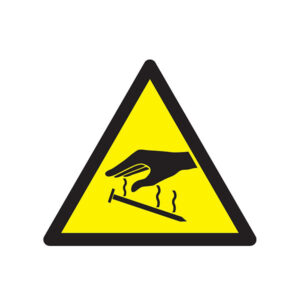 DANGER ELECTRICITE STATIQUE 100x100x100mm