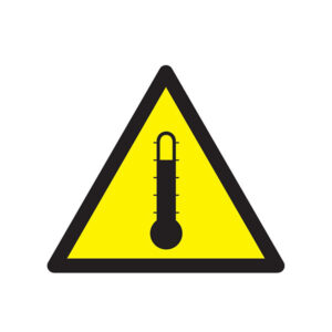 DANGER HAUTE TEMPERATURE 300x300x300mm