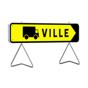 KD21b 1000 T1 DEVIATION VERS "VILLE" FLECH.AMOV (CAMION)