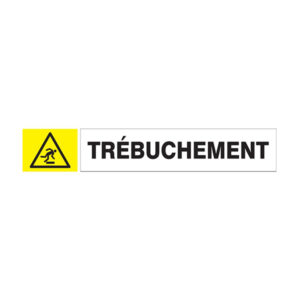 DANGER RISQUE DE TREBUCHEMENT D-SIGN 180x45mm