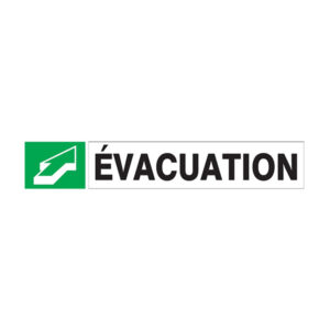 EVACUATION D-SIGN 180x45mm