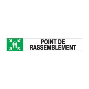 POINT DE RASSEMBLEMENT D-SIGN 180x45mm