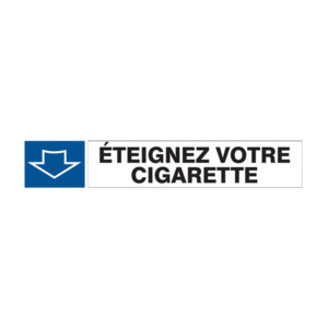 ETEIGNEZ VOTRE CIGARETTE D-SIGN 180x45mm