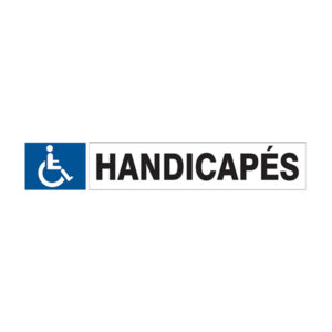 HANDICAPES D-SIGN 180x45mm