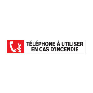 TELEPHONE D'INCENDIE D-SIGN 180X45mm