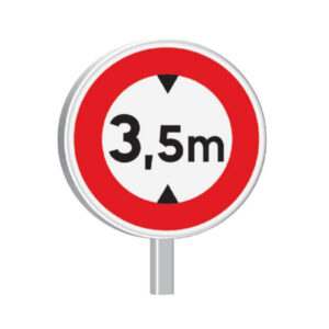 B12-850-Classe 1-Interdiction si hauteur supérieure à..