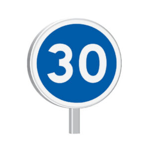 B25-650-Classe 2-Vitesse minimale obligatoire ...X km/h