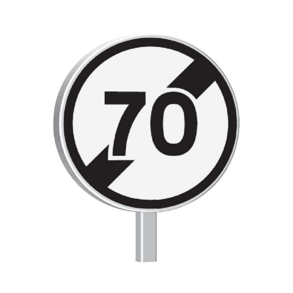 B33-650-Classe 2-Fin de limitation de vitesse à 70km/h