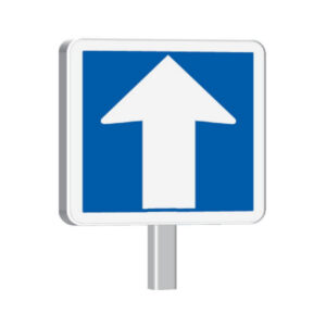 C12-500X500-Classe 1-Circulation à sens unique