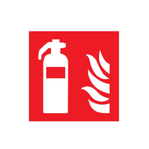 EXTINCTEUR D'INCENDIE 200x200mm