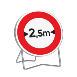 B11 850 C2 INTERDICTION SI LARGEUR SUPERIEURE A….