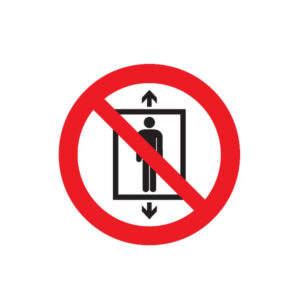 NE PAS UTILISER CET ASCENSEUR P/ DES PERSONNES D.180mm