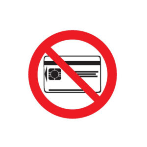 CARTES MAGNETIQUES INTERDITES D.80mm