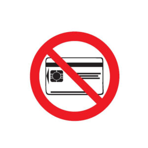 CARTES MAGNETIQUES INTERDITES D.180mm