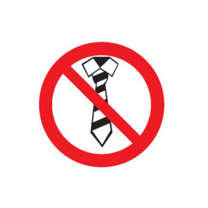 CRAVATE INTERDITE D.80mm