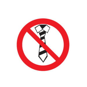 CRAVATE INTERDITE D.180mm