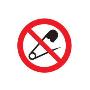 EPINGLE INTERDITE D.80mm