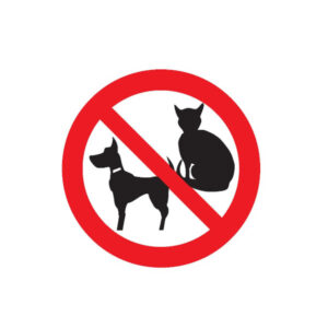 INTERDIT AUX ANIMAUX (PICTOS) D.180mm